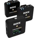 Rode Wireless GO II 2-Person Compact Digital Wireless Microphone System-Recorder (2.4 GHz, Black)