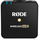 Rode Wireless GO II 2-Person Compact Digital Wireless Microphone System-Recorder (2.4 GHz, Black)