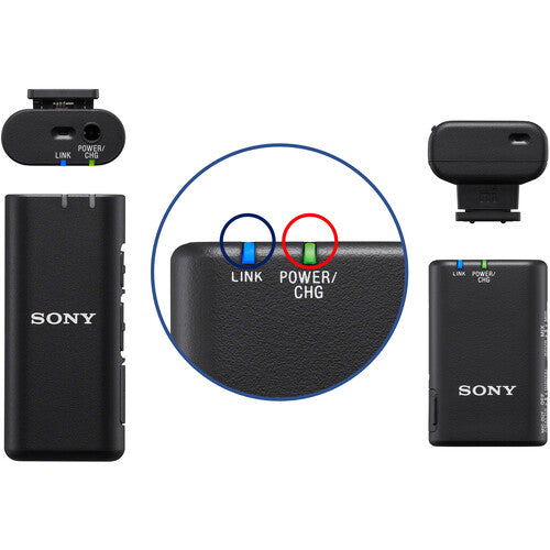 Sony ECM-W2BT Camera-Mount Digital Bluetooth Wireless Microphone System for Sony Cameras