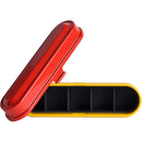 Kodak Steel 135 Film Case (Red Lid-Yellow Body)