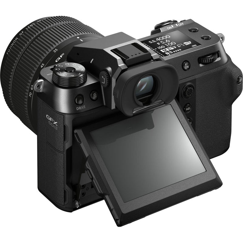 Buy FUJIFILM GFX 50S II Medium Format Mirrorless Camera with 35-70mm Lens Kit top