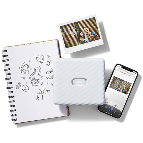 FUJIFILM INSTAX Link Wide Smartphone Printer (Ash White)