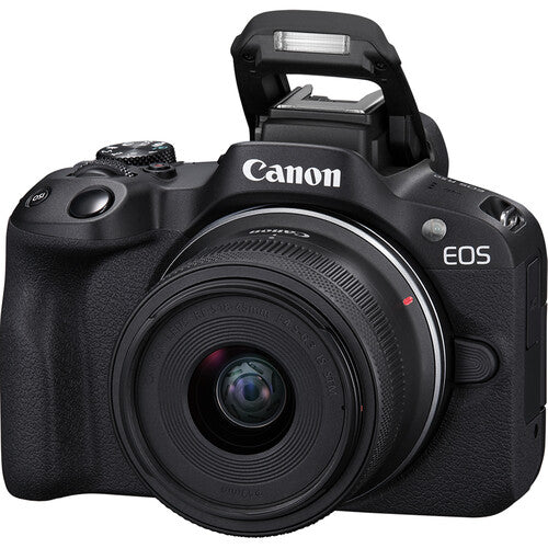 Canon EOS R50 Mirrorless Camera with 18-45mm Lens - Black
