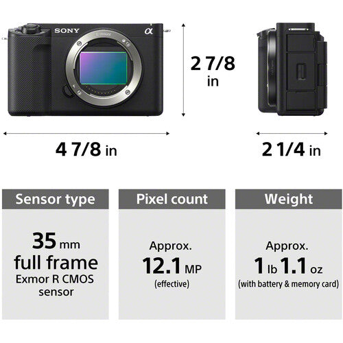 Sony ZV-E1 Mirrorless Camera - Black