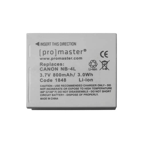 ProMaster - Canon NB-4L Li-ion Battery
