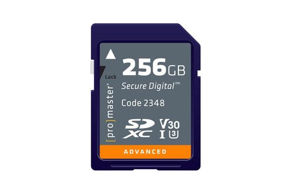 ProMaster Advanced SDXC 256GB Memory Card