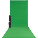 Westcott X-Drop Wrinkle-Resistant Backdrop Kit - Chroma-Key Green Sweep (5' X 12')