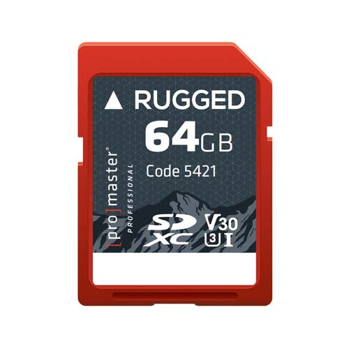 ProMaster 64GB SDXC Rugged UHS-I Memory Card