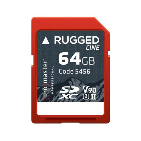 Promaster Rugged SDXC Card 5456 - 64GB UHS-II V90