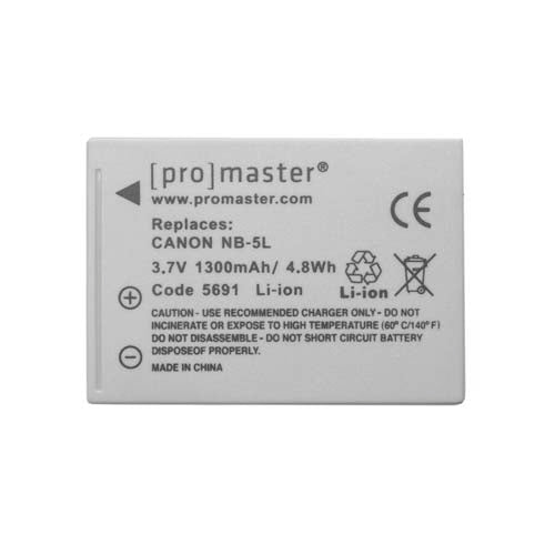 ProMaster - Canon NB-5L  Li-ion Battery