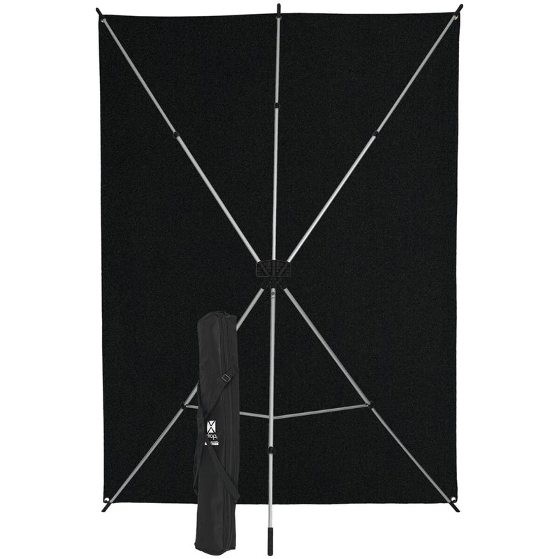 Buy Westcott X-Drop Wrinkle-Resistant Backdrop - Rich Black Kit (5' x 7')