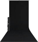 Buy Westcott X-Drop Wrinkle-Resistant Backdrop Kit - Rich Black Sweep (5' x 12')