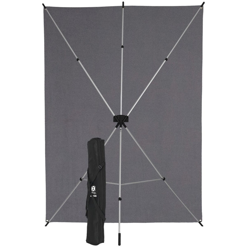 Buy Westcott X-Drop Wrinkle-Resistant Backdrop - Neutral Gray Kit (5' X 7')