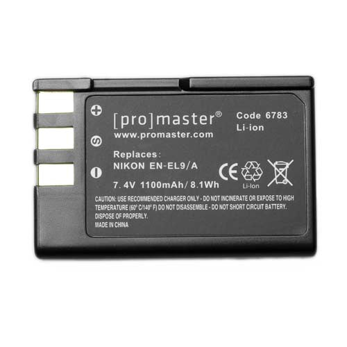 ProMaster - Nikon EN-EL9A Li-ion Battery