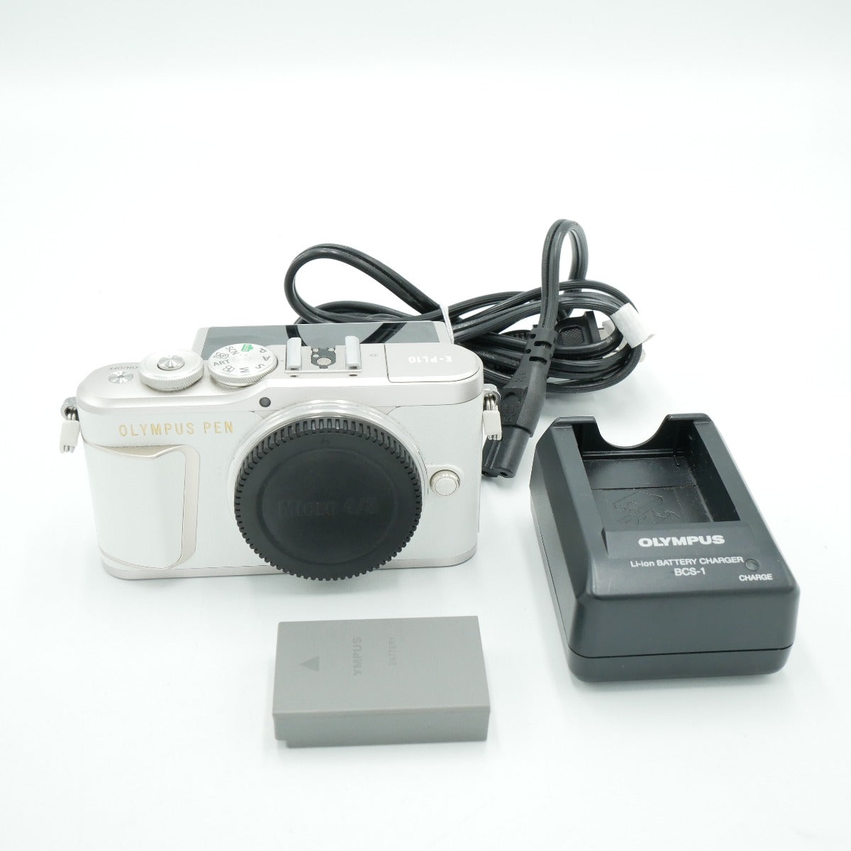 Olympus PEN E-PL10 Mirrorless Camera (White)
