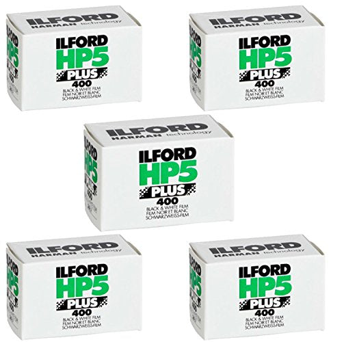 Buy Ilford HP5 Plus 400 Film, 35mm 36 Exposures - 5 Pack