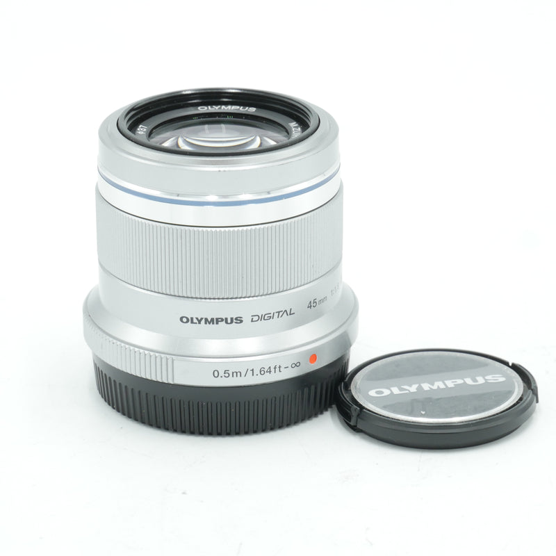 Olympus M.Zuiko Digital 45mm f/1.8 Lens (Silver) *USED*