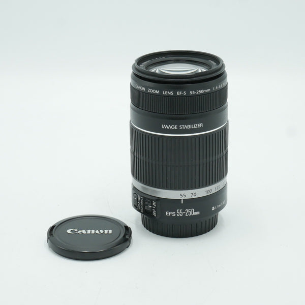 上品Canon EF-S 55-250 IS レンズ(ズーム)
