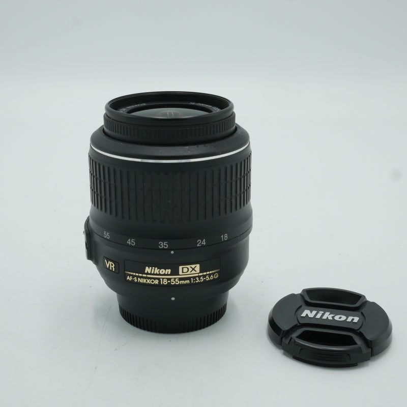 Nikon AF-S DX NIKKOR 18-55mm f/3.5-5.6G VR Lens- *USED*