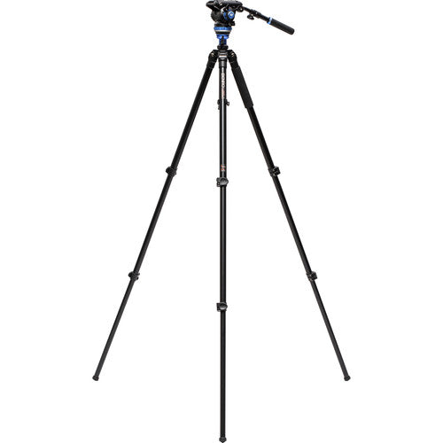 benro tripod weight hook Benro A2573F Aluminum Single Tube Tripod with S6Pro Fluid Video Head