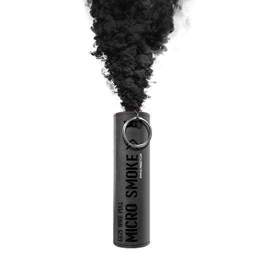 Enola Gaye EG25 Wire Pull Micro Smoke Grenade - Black