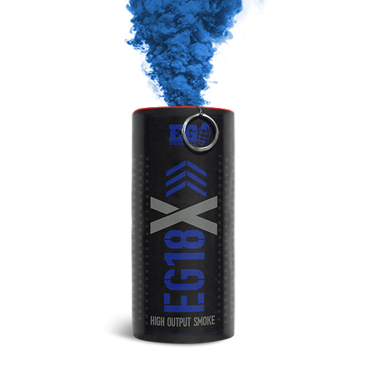 Enola Gaye EG18X High Output Wire Pull Smoke Grenade-Blue