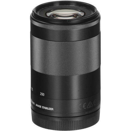 Canon EF-M 55-200mm f/4.5-6.3 IS STM Lens - Black