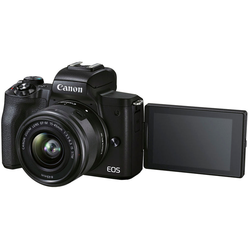 Canon EOS M50 Mark II Mirrorless Camera with 15-45mm Lens +