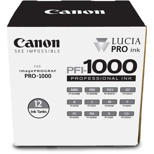 Buy Canon PFI-1000 LUCIA PRO 12 Ink Tank Set