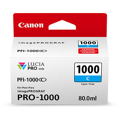Buy Canon PFI-1000 C LUCIA PRO Cyan Ink Tank 80ml