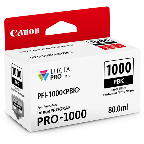 BUy Canon PFI-1000 PBK LUCIA PRO Photo Black Ink Tank (80ml)
