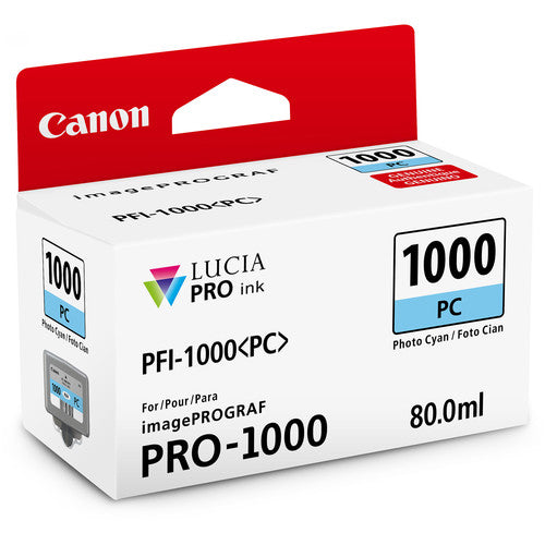 Buy Canon PFI-1000 PC LUCIA PRO Photo Cyan Ink Tank (80ml)
