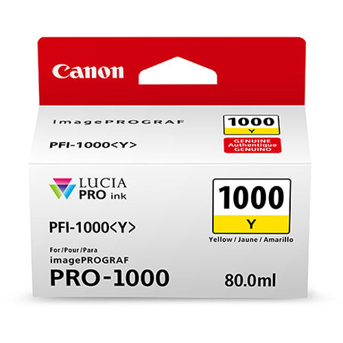 Buy Canon PFI-1000 Y LUCIA PRO Yellow Ink Tank (80ml)
