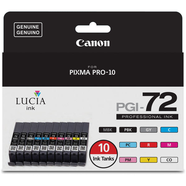 Canon PGI-72 10 Color Ink Tank Pack