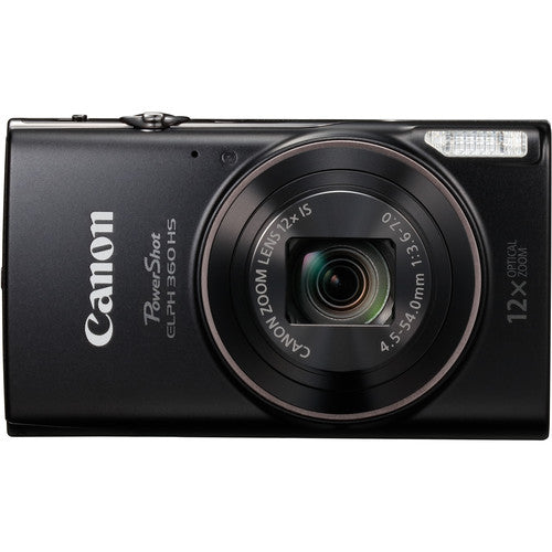 Buy Canon PowerShot ELPH 360 HS Digital Camera (Black)
