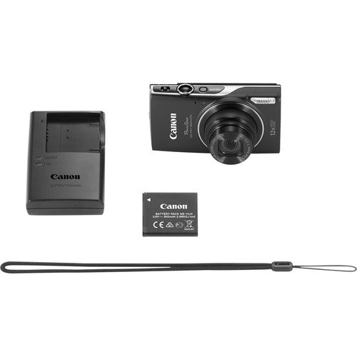 Canon PowerShot ELPH 360 HS Digital Camera - Black
