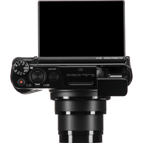 Buy Canon PowerShot SX740 HS Digital Camera Black top