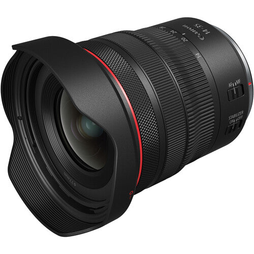 Buy Canon RF 14-35mm f/4L IS USM Lens hood side