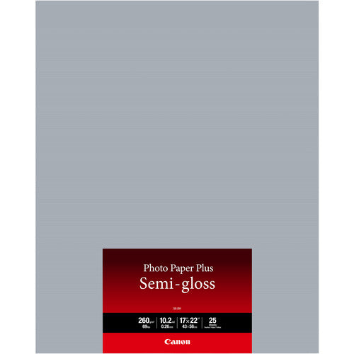 buy Canon SG-201 Photo Paper Plus Semi-Gloss (17 x 22", 25 Sheets)