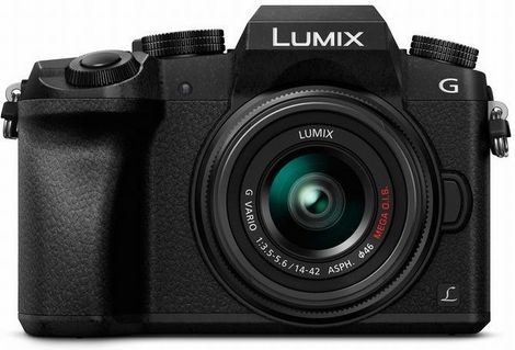 Panasonic Lumix G7 Mirrorless Camera with 14-42mm Lens (Black)
