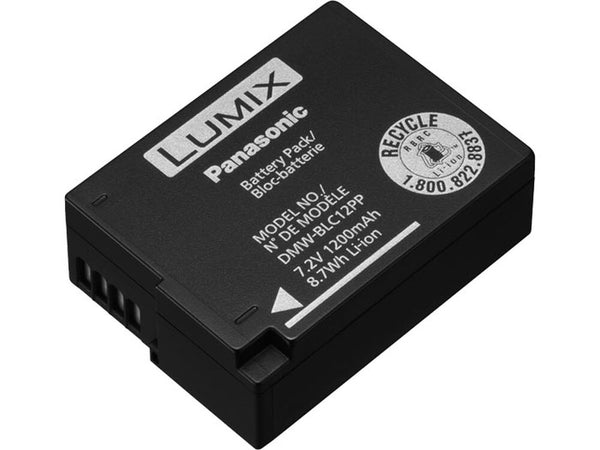 Panasonic DMW-BLC12 Rechargeable Lithium-Ion Battery(7.2V, 1200MAH)