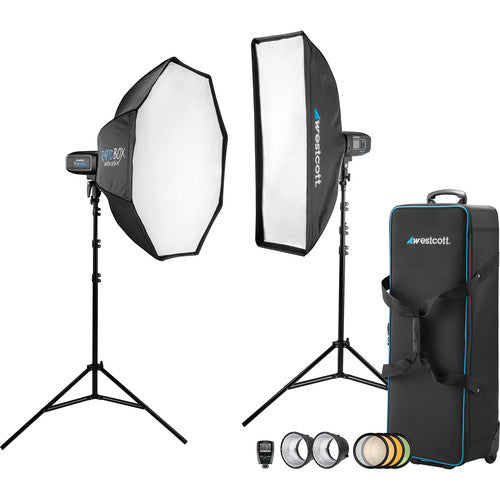 Buy Westcott FJ400 Strobe 1-Light Backpack Kit with FJ-X2m Universal Wireless Trigger and Rapid Box Switch