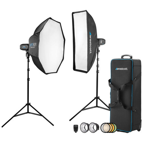 Westcott FJ400 Strobe 2-Light Location Kit with FJ-X3s Wireless Trigger for Sony Cameras