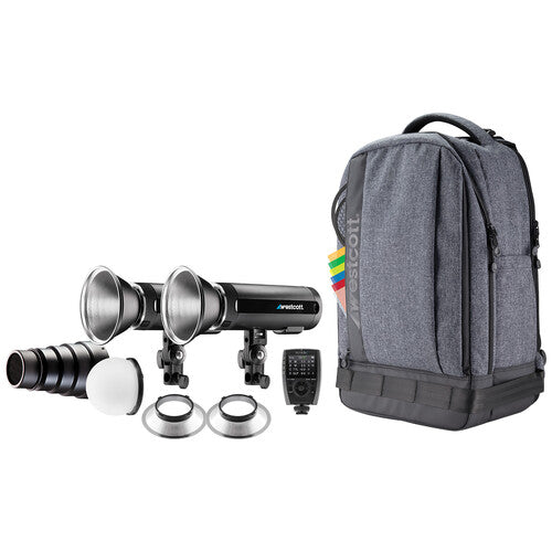 Buy Westcott FJ200 Strobe 2-Light Backpack Kit with FJ-X3s Wireless Trigger for Sony Cameras
