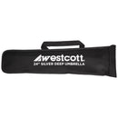 Westcott Deep Silver Bounce Umbrella (24")