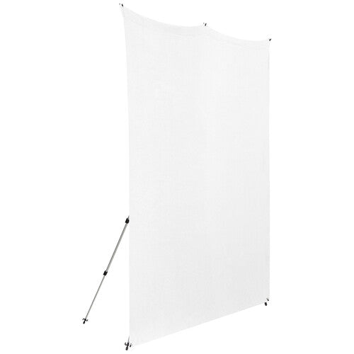 Westcott X-Drop Pro Water-Resistant Backdrop Kit (8 x 8') - High-Key White