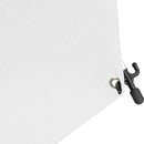 Westcott X-Drop Pro Water-Resistant Backdrop Sweep Kit (High-Key White, 8 x 13')