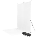 Westcott X-Drop Pro Water-Resistant Backdrop Sweep Kit (High-Key White, 8 x 13')