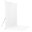 Westcott X-Drop Pro Water-Resistant Backdrop Sweep Kit (High-Key White, 8 x 13')