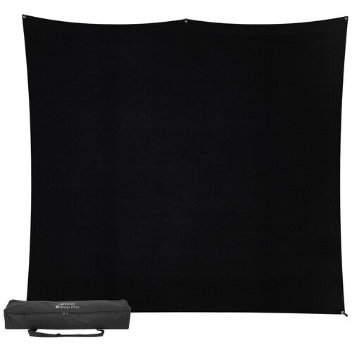 Buy Westcott X-Drop Fabric Backdrop Kit (Rich Black, 8 x 8')